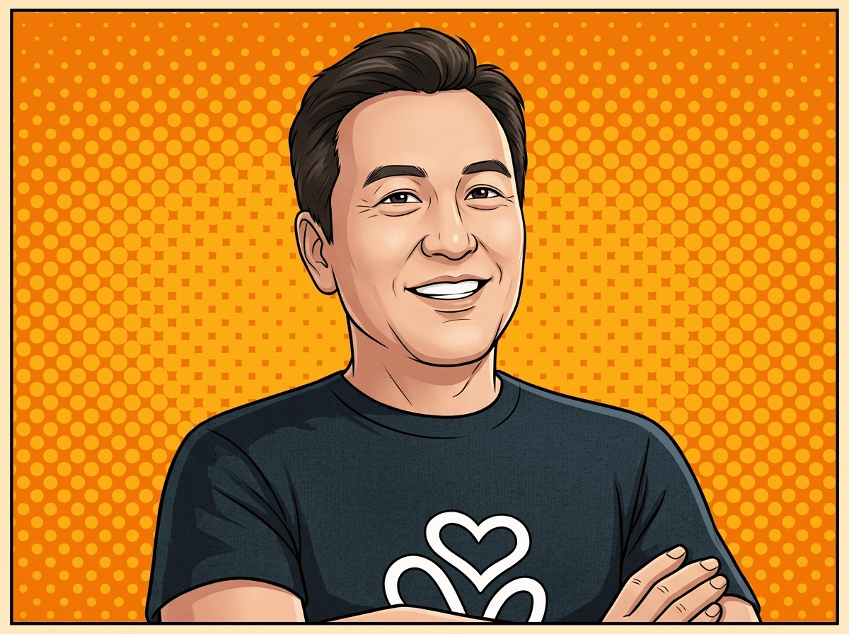 Illustrated portrait of Joe Le