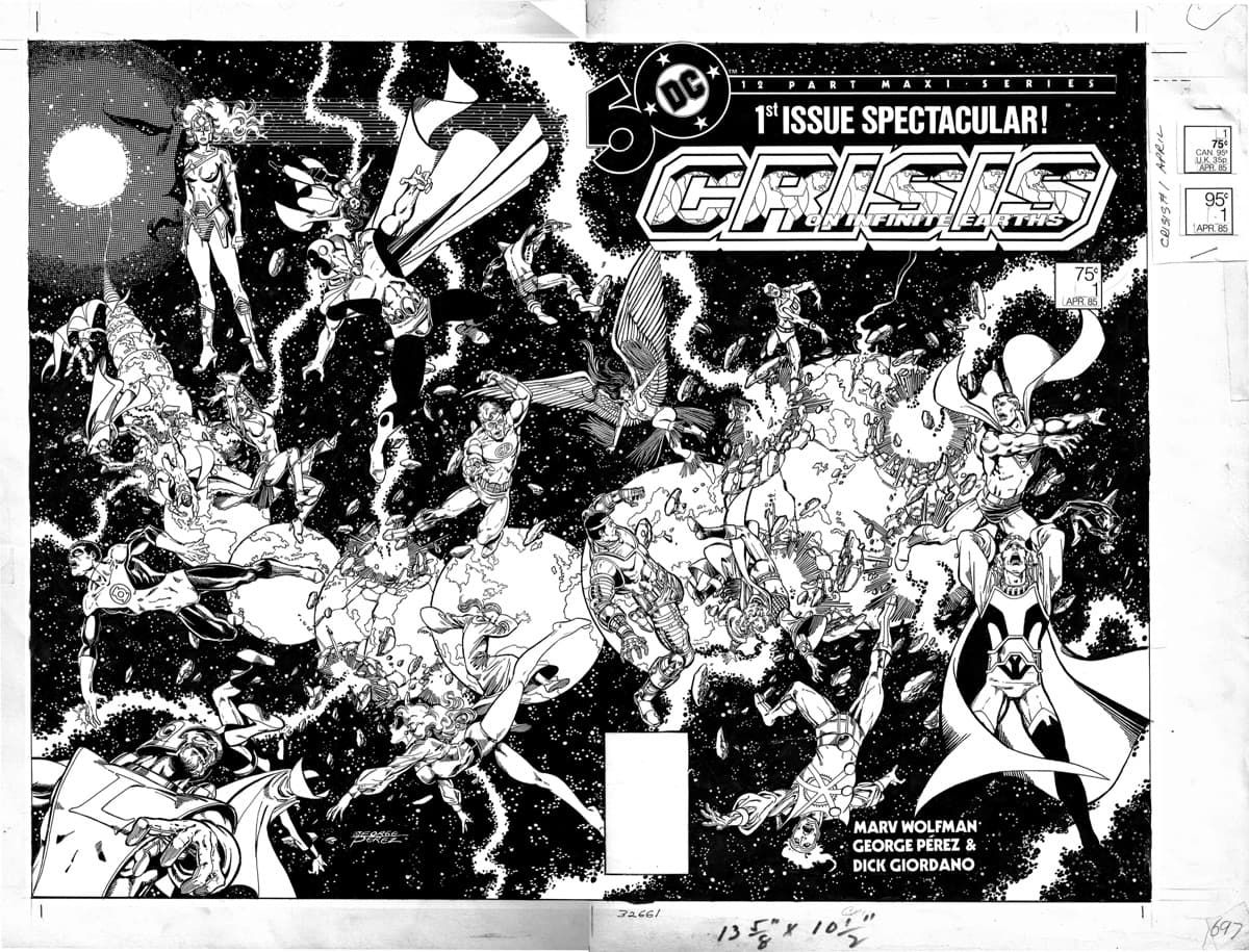 Crisis on Infinite Earths #1 Cover